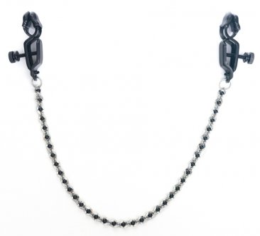 Open Wide Clamps With Beaded Chain