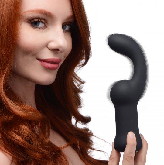 Pleaser+Hook+10X+Silicone+Anal+Vibrator