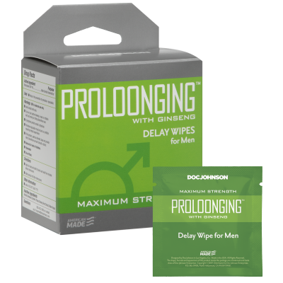 Proloonging With Ginseng Delay Wipes