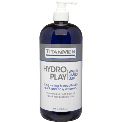 TitanMen Hydro Play Water Based Lubricant Glide 32 Ounce Pump