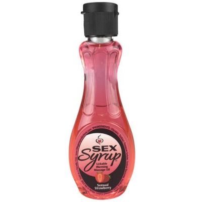 Sex Syrup Lickable 4 Ounce Warming Massage Oil