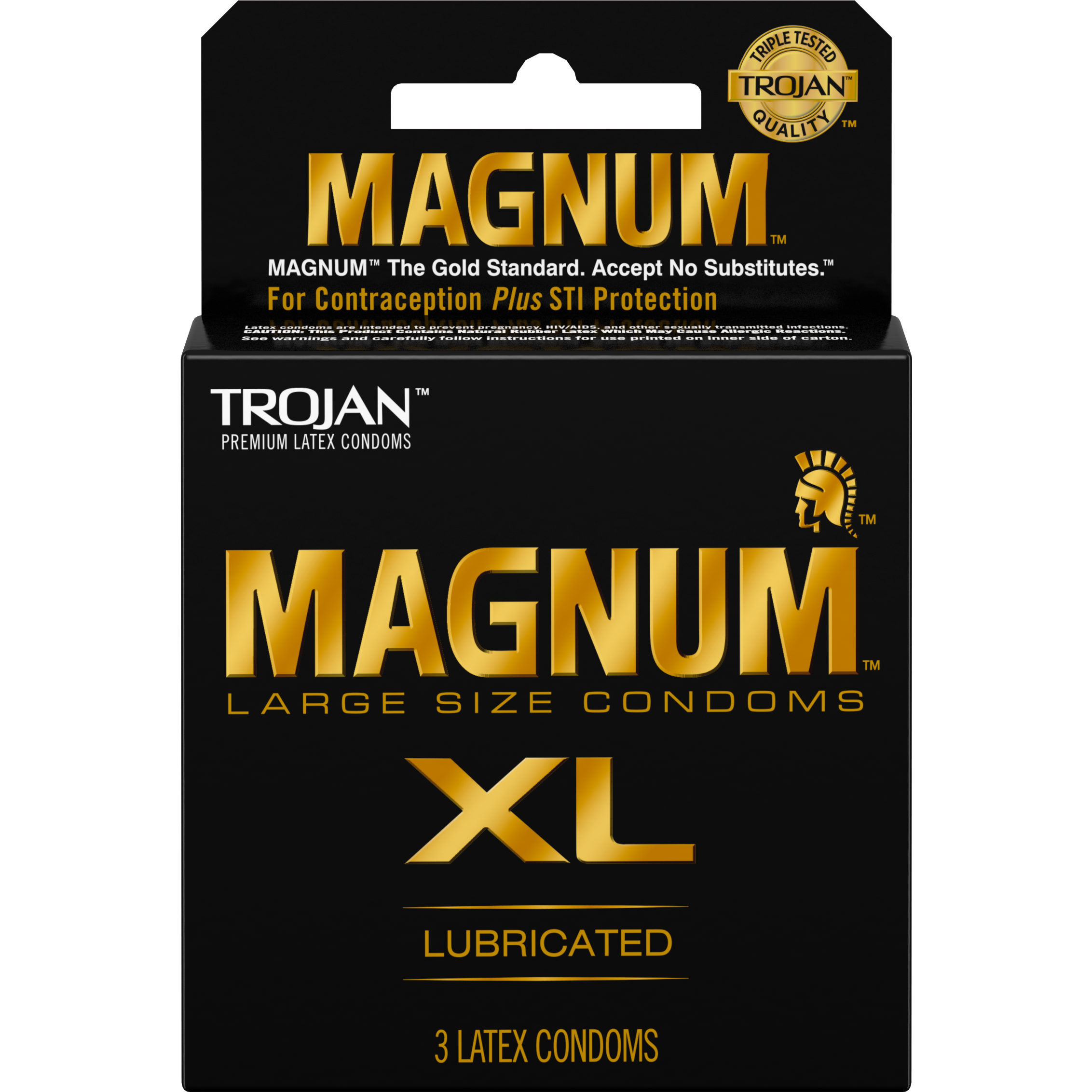 Trojan+Magnum+XL++Lubricated+Latex+Condoms+3-Pack