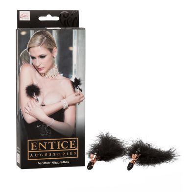 Entice Accessories Feather Nipplettes Nipple Clamps