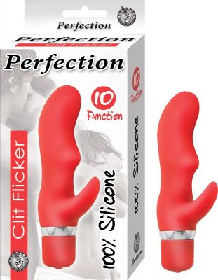 Perfect Fit Silicone Clit Flicker Vibe 4.6 Inch