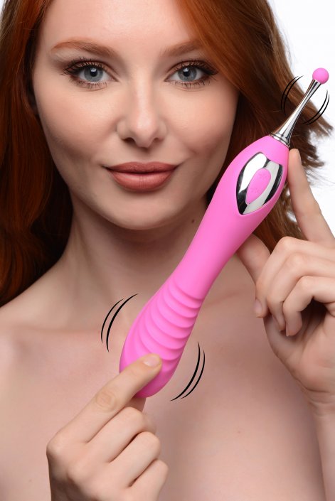 Power+Zinger+Dual-Ended+Silicone+Vibrator