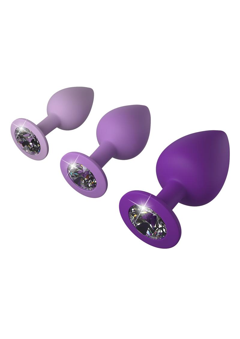 Fantasy+For+Her++Her+Little+Gems+Trainer+Set+Anal+Kit+3+Training+Size+Plugs+Waterproof+Silicone