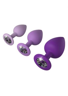 Fantasy For Her  Her Little Gems Trainer Set Anal Kit 3 Training Size Plugs Waterproof Silicone