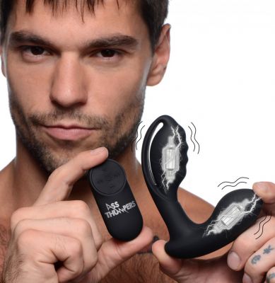 Ass Thumper Power P-Stim 7x Silicone Rechargeable Hollow Prostate Plug