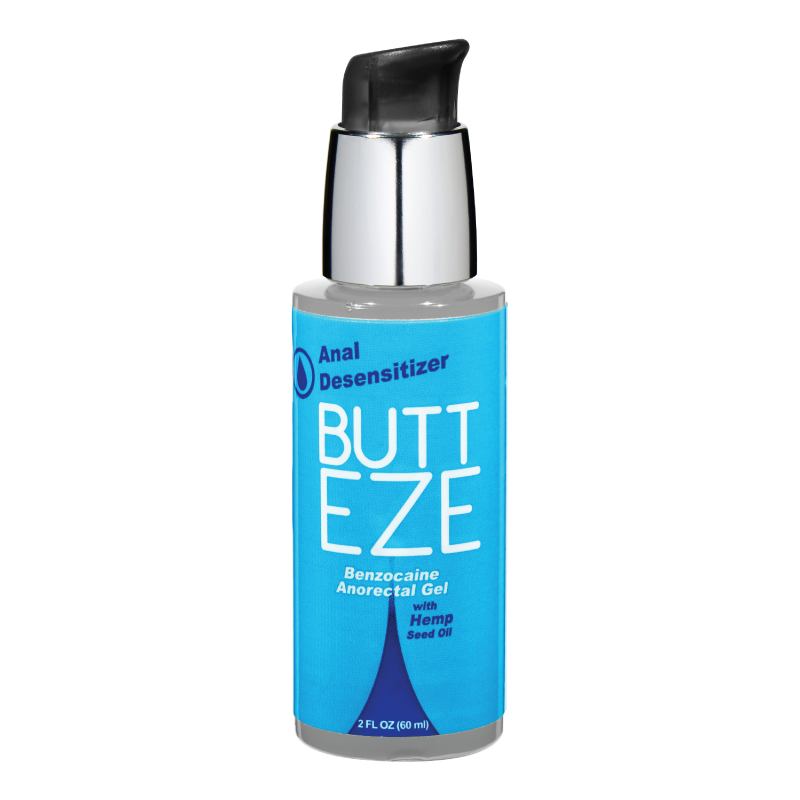 Butt+Eze+Anal+Desensitizer+With+Benzocaine+and+Hemp+Seed+Oil+2.0+oz