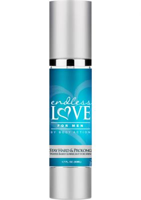 Endless Love For Men Stay Hard & Prolong Water Based Lubricant 1.7 oz