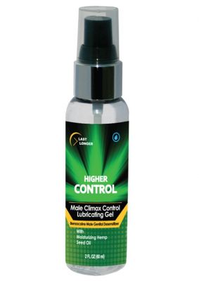 Higher Control Male Climax Control Lubricating Gel With Hemp Seed Oil 2 oz