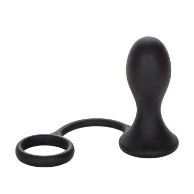 Dr. Kaplan Prostate Silicone Probe With Cockring 3.5 Inch