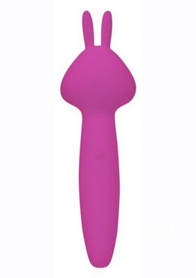 Palm Power Vibez Rabbit Silicone Rechargeable Wand Massager