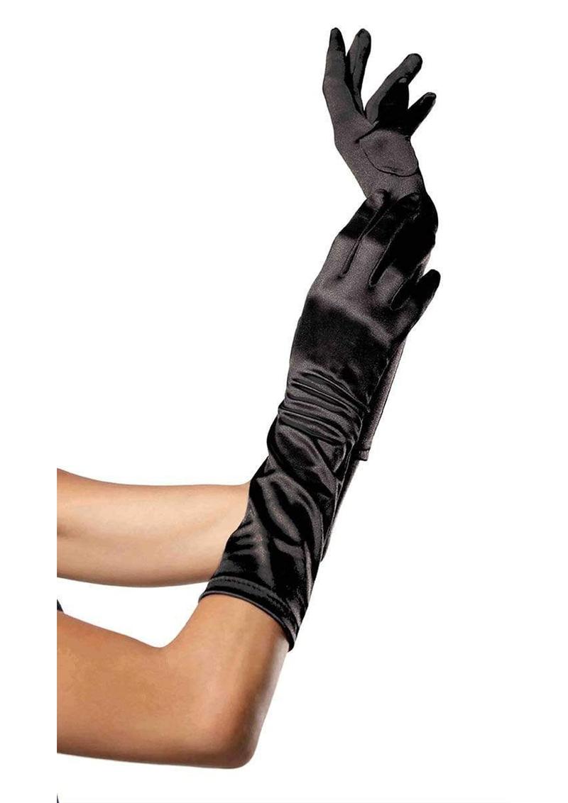 Leg+Avenue+Elbow+Length+Satin+Gloves