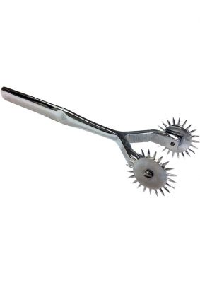 Rouge Two Prong Stainless Steel Pinwheel