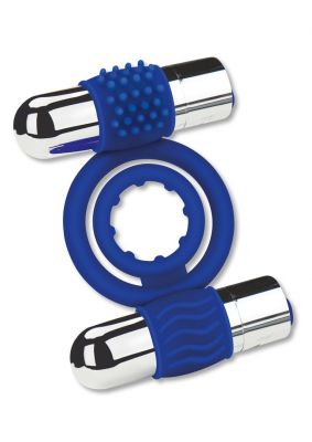 Zolo Rechargeable Duo Vibrating Silicone Cock Ring