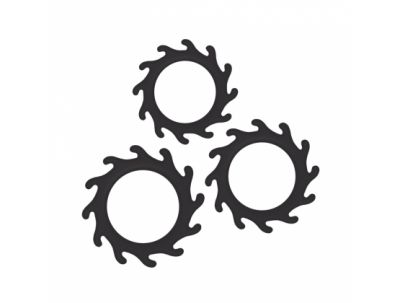 Renegade Gears Silicone Cock Rings - Black