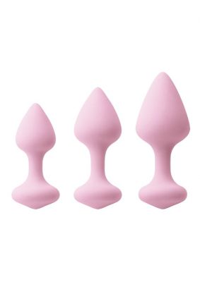 INYA Triple Kiss Trainer Kit Silicone Tapered Non-Vibrating Anal Plugs