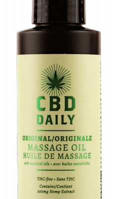 Earthly Body CBD Daily Massage Oil 4oz