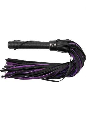 Rouge Anaconda Leather Flogger With Cuff
