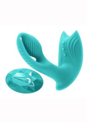 Inya Bump-N-Grind Silicone Rechargeable Warming Vibrator With Remote Control