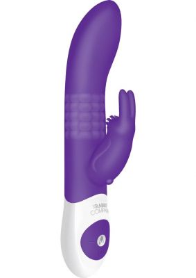 The Beaded Rabbit XL Rechargeable Silicone Vibrator With Rotating Beads
