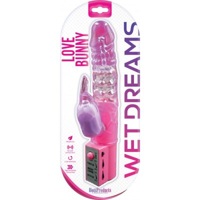 Wet Dreams Love Bunny Rabbit Vibrator Dildo 9.5 Inches