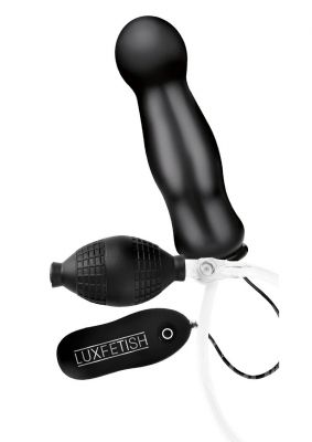 Lux Fetish Inflatable Vibrating Butt Plug 4.5in