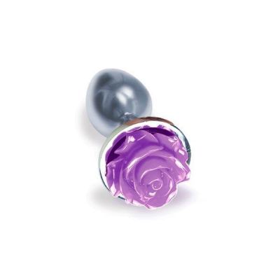 The 9's - The Silver Starter Rose Stainless Steel Butt Plug