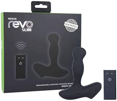 Nexus Revo Slim Rechargeable Silicone Prostate Massager With Remote Control