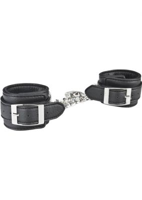 Lux Fetish Unisex Leatherette Cuffs Adjustable