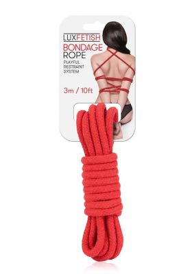 Lux Fetish Bondage Rope 10 Feet