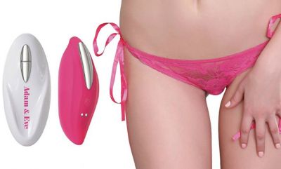 Adam & Eve Eve's Rechargeable Silicone Vibrating Panty With Remote Control
