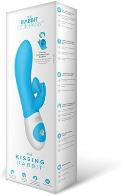 The Kissing Rabbit Rechargeable Silicone Vibrator With Clitoral Suction