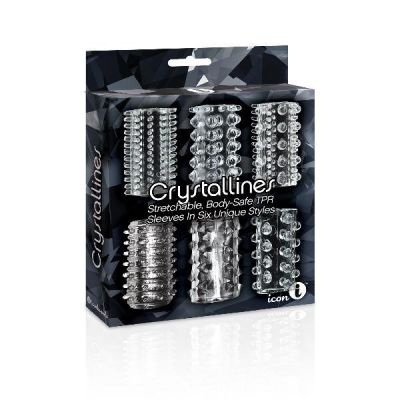 The 9's - Crystalline Cock Sleeves 6 Pack