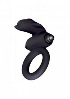 The 9's - S-Bullet Ring Flipper Silicone Vibrating Cock Ring