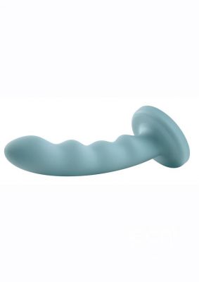 Sage Silicone Curved Dildo with Suction Cup 8in