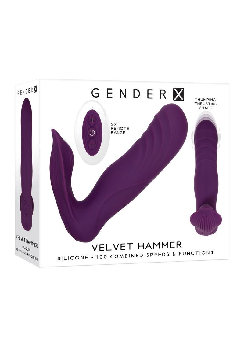 Gender+X+Velvet+Hammer+Rechargeable+Silicone+Wearable+Vibrator