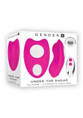 Gender X Under The Radar Rechargeable Silicone Panty Vibe with Remote Control