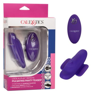 Calexotics Lock-N-Play Silicone Rechargeable Panty Vibrator