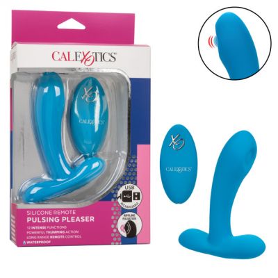Silicone Remote Pulsing Pleaser Rechargeable Vibrator