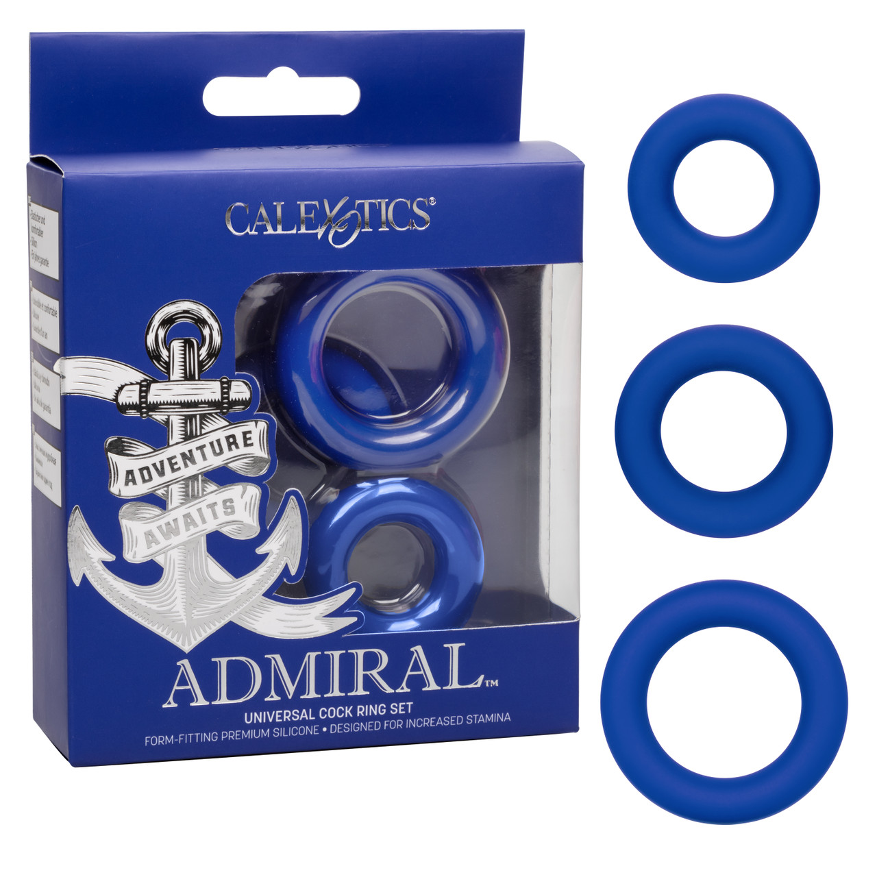 Admiral+Universal+Silicone+Cock+Ring+Set