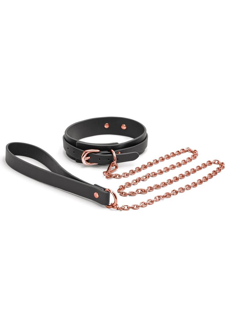 Bondage+Couture+Faux+Leather+Collar+and+Leash