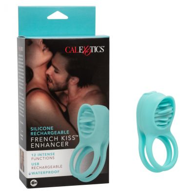 French Kiss Enhancer Silicone Rechargeable Cock Ring