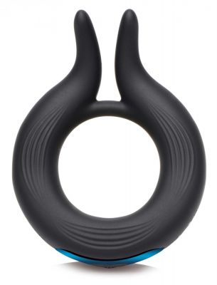 Trinity 4 Men 10X Cock Viper Dual Stimulating Rechargeable Silicone Cock Ring