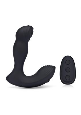 Blue Line Thumper Silicone Rechargeable Prostate Flicking Remote Controlled Stimulator