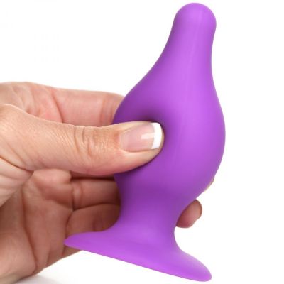 Squeezable Tapered Medium Anal Plug