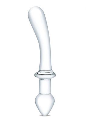 Glas Classic 9 Inch Curved Dual-Ended Dildo