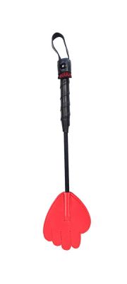 Rouge Mini Leather Hand Riding Crop