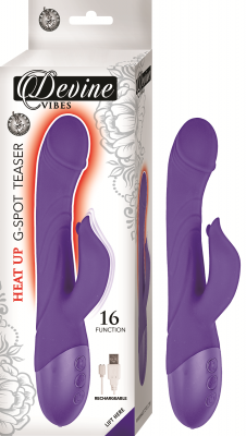 Devine Vibes Heat Up G-Spot Teaser Rechargeable Silicone Warming Vibrator
